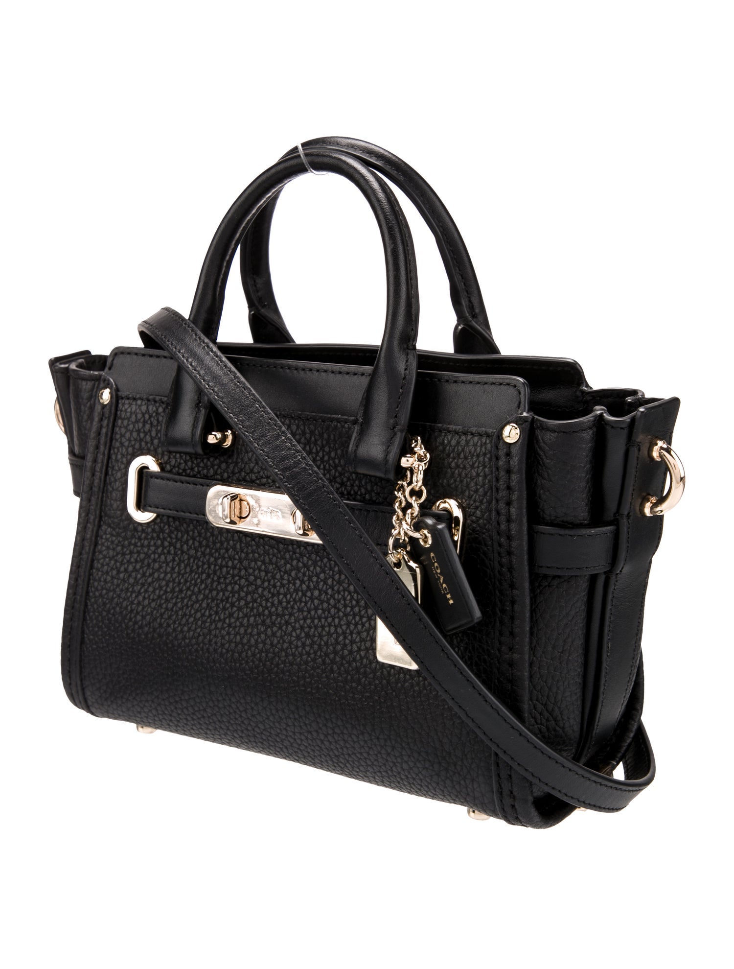 Coach Leather Top Handle Bag